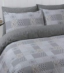 LinenZone - 100% Cotton Reversible Printed Duvet Cover Set - Carefree (Marrocoas, King)