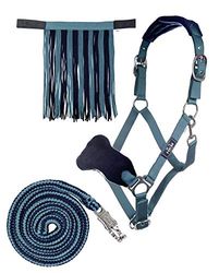 HKM Pony VB WB 10734 Licol avec Franges à Mouches en Tricot 180 cm
