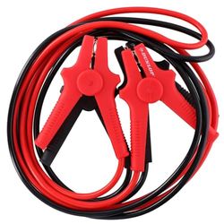 Dunlop Pinzas Batería Coche 16 mm² x 3 m - Pinzas Cocodrilo para Emergencias - Incluye Bolsa de Transporte - Certificado TÜV