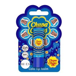 Chupa Chups Natural and Vegan Lip Balm - Nourishing and Moisturizing Lip Balm with Delicious Cola Flavour for Soft, Smooth Lips - Fun and Tasty Treat for Kids and Adults