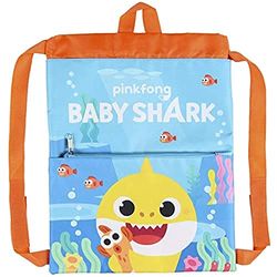 Cerdá Life'S Little Moments, Saquito Guardería de Baby Shark-Licencia Oficial Nickelodeon para Niños, Multicolor, Infantil