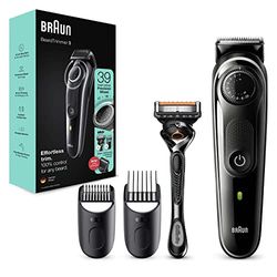 Braun BeardTrimmer 3 BT3342 AC/Batterie 39 2 cm Noir, Gris