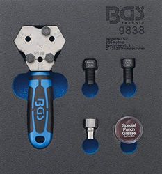 BGS 9838 | Tool Tray 1/6: Flaring Tool | SAE and DIN 4.75 / 5 / 6 mm