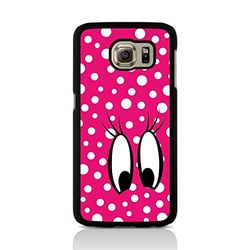 Call Candy Seeing Spots Novelty Cover Case voor Samsung Galaxy S6 Edge - Roze/Wit/Zwart