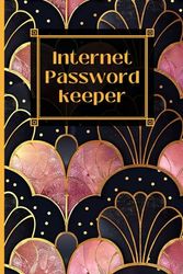 Internet Password Keeper: Alphabetical Organizer - List Online Details and Information - Vintage Style Log Book