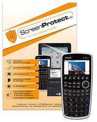 ScreenProtect UltraClear - Protector de pantalla para Casio FX-CG20 (incluye espátula y gamuza de microfibra)