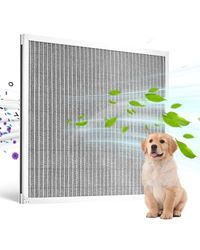 VEVOR Filtro Aria Elettrostatica, 501,65 x 626,11 x 20,8 mm, Filtro Aria del Forno Alluminio Lavabile Riutilizzabile, Indice MERV 8, Installazione Facile, per Sistemi HVC, Condizionatore Centrale