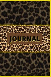 Cheetah Print Journal (Dark Brown)