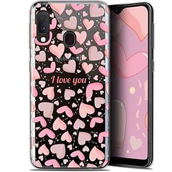 Caseink fodral för Samsung Galaxy A20E (5.8) [gel mönster HD kollektion kärlek Saint Valentine design"I Love You" - mjuk - ultratunn - tryckt i Frankrike]