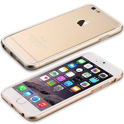 Air Bumper champagne för Iphone 6 PC Super slim