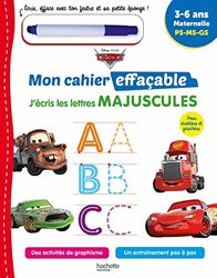 Disney - Cars Mon cahier effaçable - J'écris les lettres majuscules (3-6 ans)