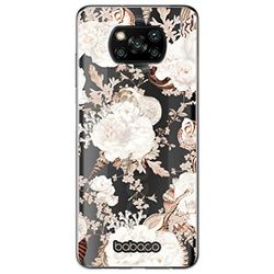 ERT GROUP mobiel telefoonhoesje voor Xiaomi POCOPHONE X3 origineel en officieel erkend Babaco patroon Flowers 044 optimaal aangepast aan de vorm van de mobiele telefoon, gedeeltelijk bedrukt