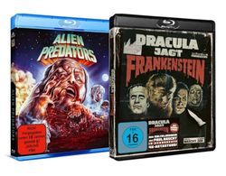 Alien Predators + Dracula jagt Frankenstein - Limited "Horror Bundle" - 2 BLU-RAY Set - UNCUT! [Alemania] [Blu-ray]