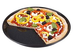 CHG Amerikansk pizzatallrik rund tenn, 32 x 32 x 3 cm Antracit