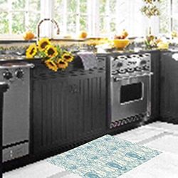 Doge Milano Tapis de cuisine, 100% Made in Italy, Tapis antitache avec impression numérique, Tapis antidérapant et lavable, Modèle Em, 180x52 cm