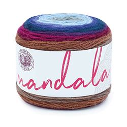 Lion Brand Yarn 525-222 Mandala Yarn, Griffin, Acrylic, 1 Pack