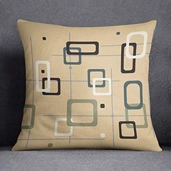 Questo Casa Funda de cojín Decorativa, Funda de cojín, decoración del hogar, para sofá, cafetería, tamaño: 45 x 45 cm, diseñada y Fabricada en Türkiye
