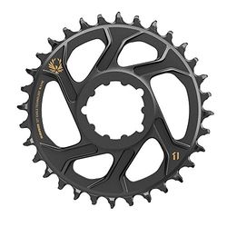 SRAM X-Sync Eagle Direct Mount aluminium guld 12 x 6 mm offset kedjeblad, 32T