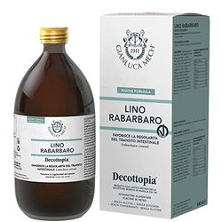 Gianluca Mech – Décoction d'herbes de lin et de rhubarbe avec fonction régulatrice de l'intestin, Nature Fashion, Complément Alimentaire - 500ml