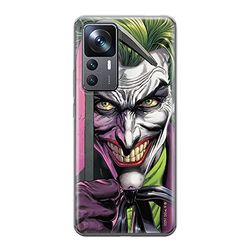 ERT GROUP mobiltelefonfodral för Xiaomi 12T/12T pro/K50 Ultra originalt och officiellt licensierat DC mönster Joker 014 optimalt anpassad till formen på mobiltelefonen, fodral tillverkad av TPU-plast