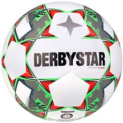 Derbystar Unisex Młodzież Brillant DB S-Light v23 piłka nożna, biało-zielona, 5