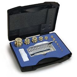 Kern 343-484 gewichtsset, knoopvorm, messing fijn gedraaid, 1 stuk