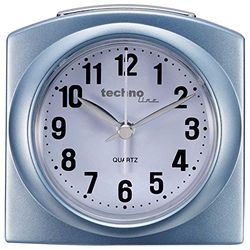 Technoline Geneva L Despertador (analógico, azul metálico)