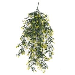 Leaf Artificial Hanging Plants Fire Resistant UV Resistant