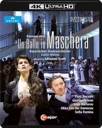 Verdi, G.: Ballo in maschera (Un) [Opera] (Bavarian State Opera, 2016) (4K Ultra-HD) [Blu-ray]