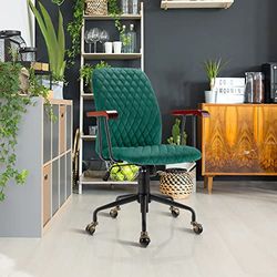 COSTWAY krzesło biurowe, zielone,
