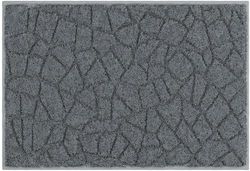 Grund TERAZZO Alfombra de baño, Polyester, Antracita, 60x90 cm