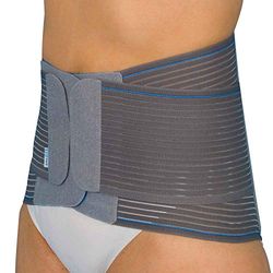 PRIM S.A. ACTION CEINTURE LOMBAIRE SEMI RIGIDE AVEC TENSEUR GRIS