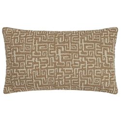 Hoem Cojín con Relleno de Plumas y Jacquard Boucle Thalia