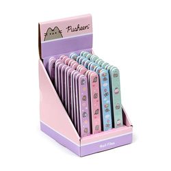 Brightium Lime à ongles – Lime à ongles en forme de chat, surface douce, facile à utiliser, façonner et lisser les ongles.