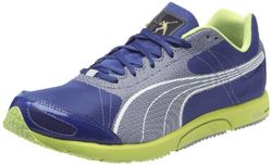 Puma Faas 200 Bolt Hardloopschoenen voor heren, blauw, wit, citroen, 45 EU