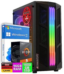 ScreenOn - Ryzen 5 5600G - 1TB M.2 SSD - Onboard Radeon Vega 7 - Game PC A40113 - WiFi