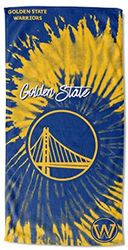 Northwest The Company NBA Golden State Warriors strandhandduk, 76 cm x 152 cm, psykedelisk