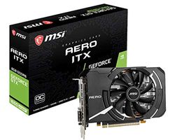 MSI Geforce GTX 1660 SUPER AERO ITX OC - Tarjeta gráfica (6 GB GDDR6, 192 bit, Boost: 1815MHz, DisplayPort x 1, HDMI 2.0b x 1, DL DVI D x 1 HDCP)