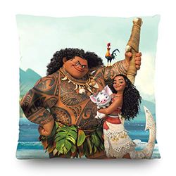 AG Design - Almofada decorativa Disney com capa - Princesas Disney Moana - CND 3121-40 x 40 cm, 1 peça