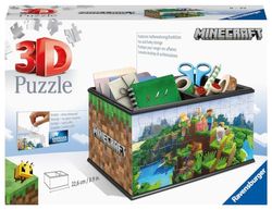 Ravensburger 3D Puzzle 11286 - Aufbewahrungsbox Minecraft - 216 Teile - Praktischer Organizer für Minecraft Fans ab 8 Jahren: Erlebe Puzzeln in der 3. Dimension