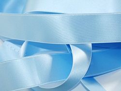 La Mercerie 22355-0070-0037 Satin Ribbon, Fabric, 0037 Blue, 25 m x 70 mm