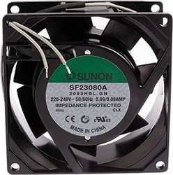 Sunon 80x80x38mm ventilator SF23080A2083HBL 230V 2400 rpm kogellagers