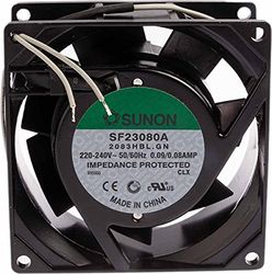 Sunon 80 x 80 x 38 mm fan sF23080A2083HBL 230 v/2400 u/min à roulement billes