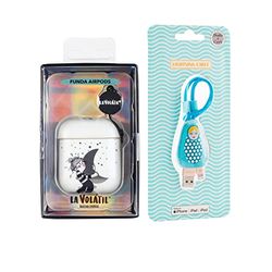 Pack Earbuds Form Silver Moon + kabel USB-Lightning Poupée Russe