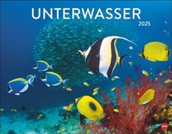 Calendrier sous-marin 2025 : calendrier photo spectaculaire au format poster, le monde sous-marin fascinant en images pour un grand calendrier décoratif.