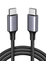 PRENDELUZ Cable USB C 60W, Cable Tipo C Carga Rápida Nylon Compatible con MacBook, iPad, Galaxy S23/S23+/S23 Ultra/S22/A53/, Google Pixel 6a/7, Xiaomi Redmi Note 11/10, etc (1.0 Metros)