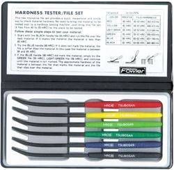 Fowler piena Garanzia 52 – 760 – 000 – 0 tester di file set, diametro 0,4 cm, lunghezza 17,8 cm, set di 6 file