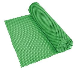 Aidapt Non Slip Green Easy to Cut 150x30 cm Fabric Mat Ideal for Lining Draws, Shelves, and Work Tops