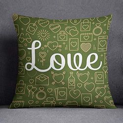 Bonamaison Housses de Coussin, Polyester, Multicolore, 45x45
