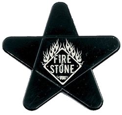 Fire Stone Plettro, Plectrum/Pick Special 5, Forma a stella con 5 punti di forza da morbido a duro, 12 pezzi